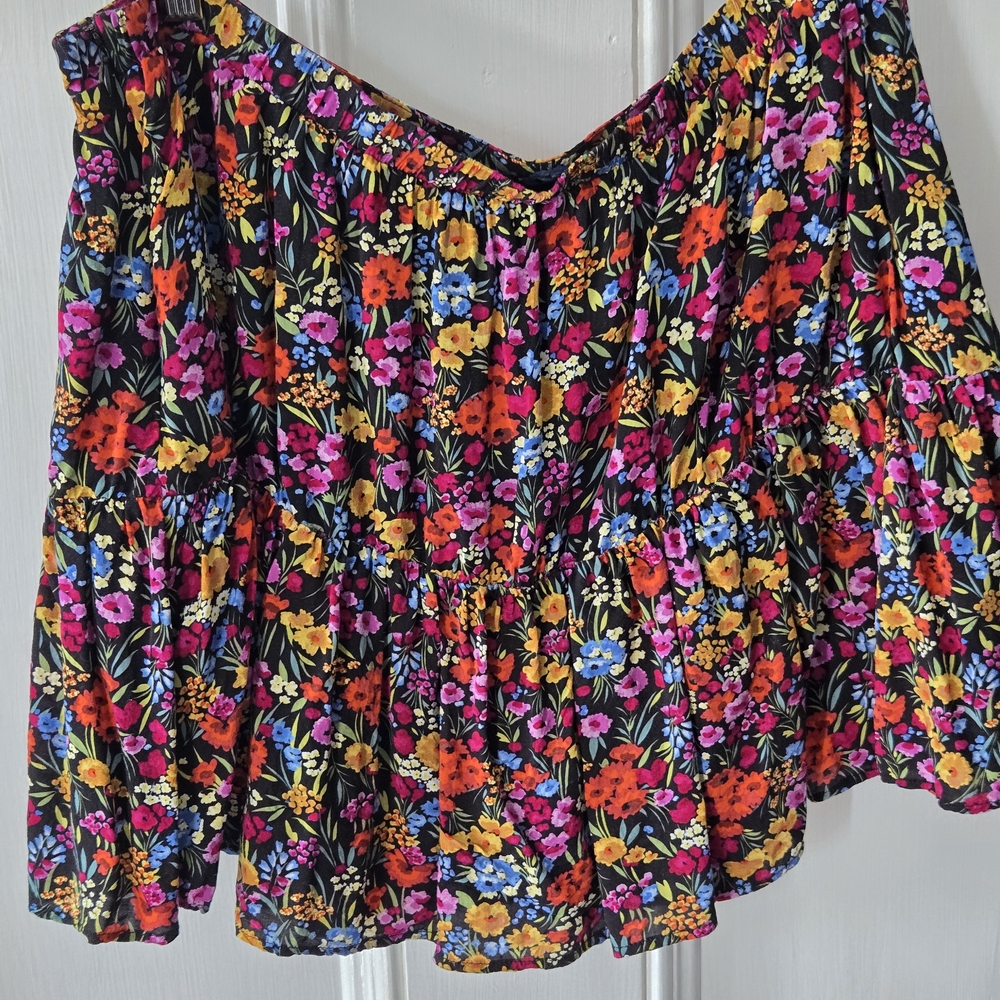 Floral Off-Shoulder Women's Top
